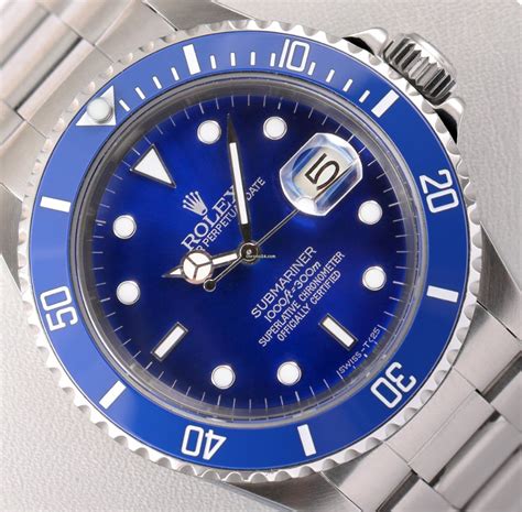 rolex 16610 blue|16610 rolex price used.